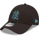 cappelli-curva-nero-cinghia-regolabile-9forty-neon-outline-dei-new-york-yankees-mlb-di-new-era