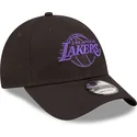 cappelli-curva-nero-cinghia-regolabile-9forty-neon-outline-dei-los-angeles-lakers-nba-di-new-era