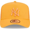 cappelli-curva-arancia-snapback-a-frame-tonal-mesh-dei-new-york-yankees-mlb-di-new-era