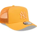 cappelli-curva-arancia-snapback-a-frame-tonal-mesh-dei-new-york-yankees-mlb-di-new-era