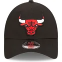 cappellino-trucker-nero-regolabile-a-frame-home-field-dei-chicago-bulls-nba-di-new-era