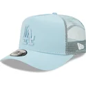 cappelli-curva-blu-snapback-a-frame-tonal-mesh-dei-los-angeles-dodgers-mlb-di-new-era