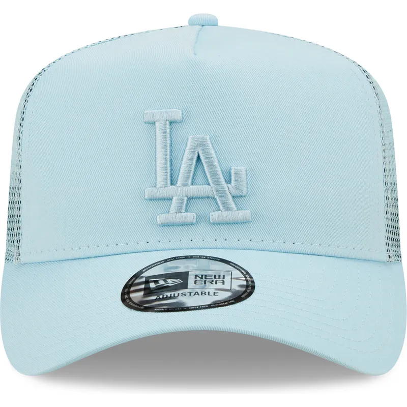 cappelli-curva-blu-snapback-a-frame-tonal-mesh-dei-los-angeles-dodgers-mlb-di-new-era