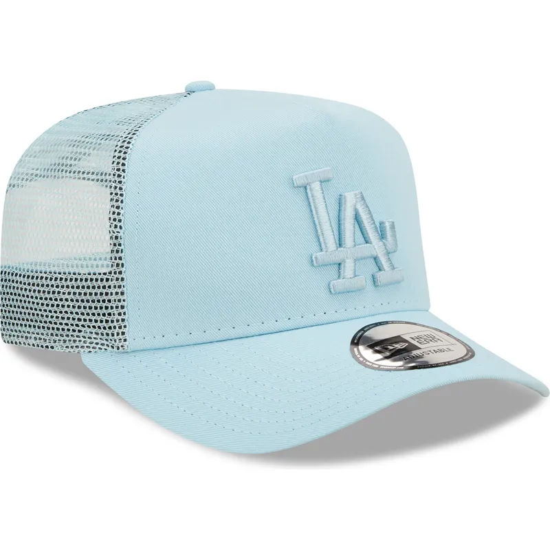 cappelli-curva-blu-snapback-a-frame-tonal-mesh-dei-los-angeles-dodgers-mlb-di-new-era