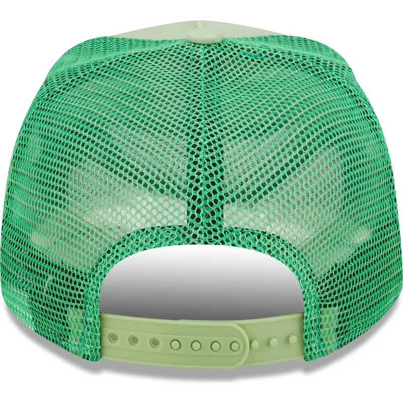 cappelli-curva-verde-snapback-claro-a-frame-tonal-mesh-dei-new-york-yankees-mlb-di-new-era