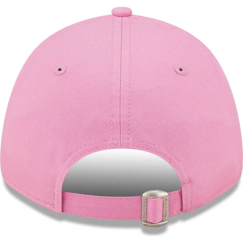 cappelli-curva-rosa-cinghia-regolabile-9forty-league-essential-dei-new-york-yankees-mlb-di-new-era