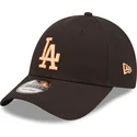 cappelli-curva-nero-cinghia-regolabile-9forty-league-essential-dei-los-angeles-dodgers-mlb-di-new-era