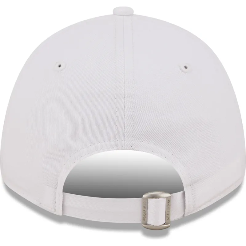 cappelli-curva-bianco-cinghia-regolabile-rosa-9forty-league-essential-dei-new-york-yankees-mlb-di-new-era