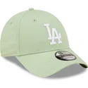 cappelli-curva-verde-cinghia-regolabile-claro-9forty-league-essential-dei-los-angeles-dodgers-mlb-di-new-era