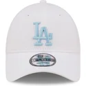 cappellino-bianco-con-visiera-curva-regolabile-e-logo-blu-9forty-league-essential-dei-los-angeles-dodgers-mlb-di-new-era