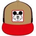 cappelli-piatta-marrone-snapback-mickey-mouse-disney-di-capslab