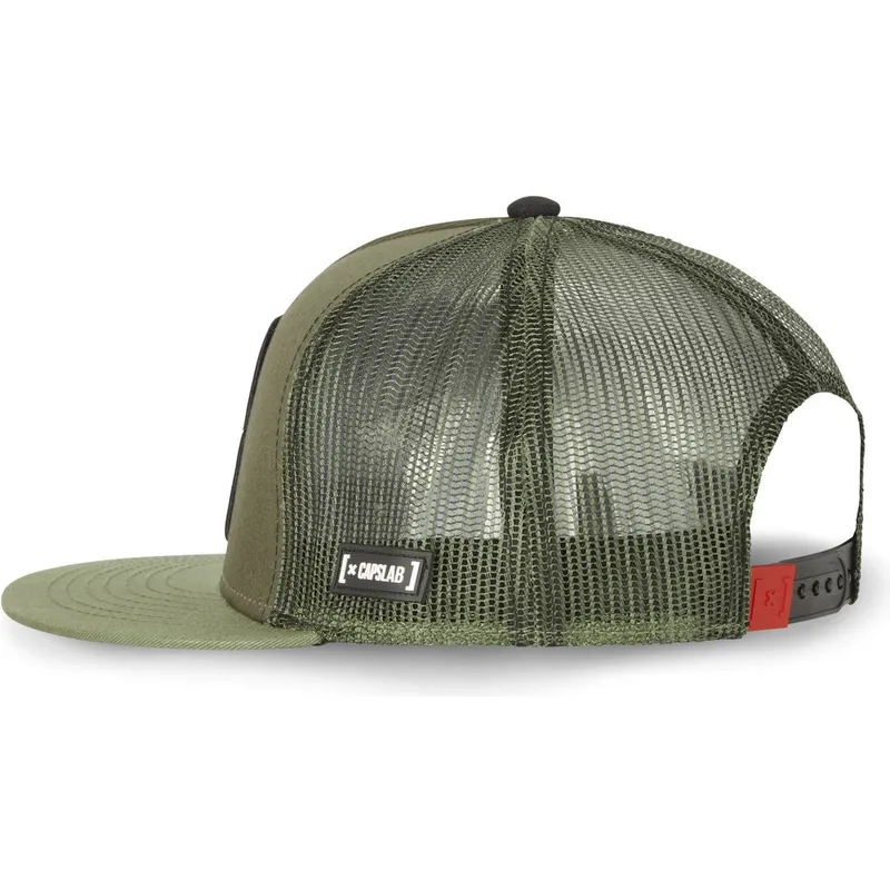 cappelli-piatta-verde-snapback-coyote-looney-tunes-di-capslab cappelli-piatta-verde-snapback-coyote-looney-tunes-di-capslab