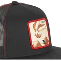 cappelli-piatta-nero-snapback-coyote-looney-tunes-di-capslab