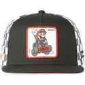 cappelli-piatta-nero-snapback-mario-super-mario-bros-di-capslab