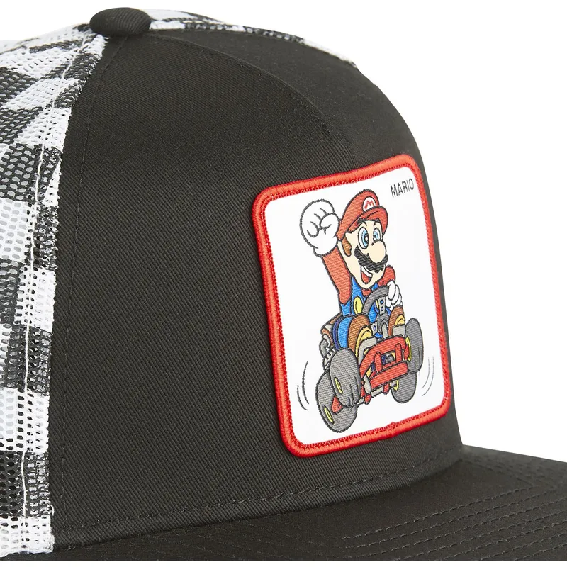 cappelli-piatta-nero-snapback-mario-super-mario-bros-di-capslab