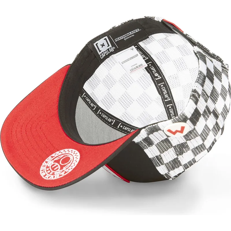 cappelli-piatta-nero-snapback-mario-super-mario-bros-di-capslab