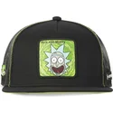 cappelli-piatta-nero-snapback-rick-sanchez-rick-e-morty-di-capslab