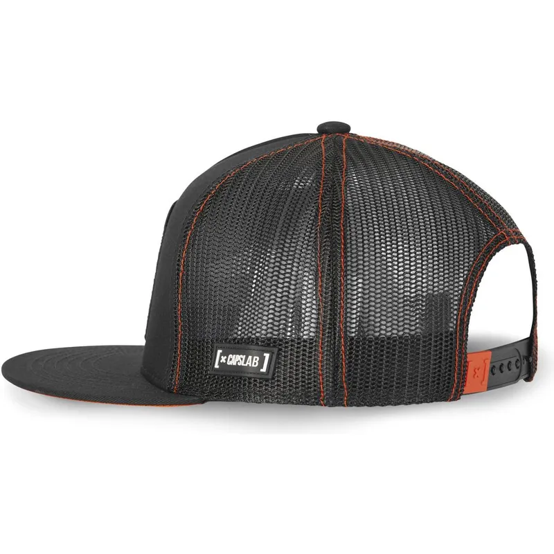 cappelli-piatta-nero-snapback-snoopy-arachidi-di-capslab
