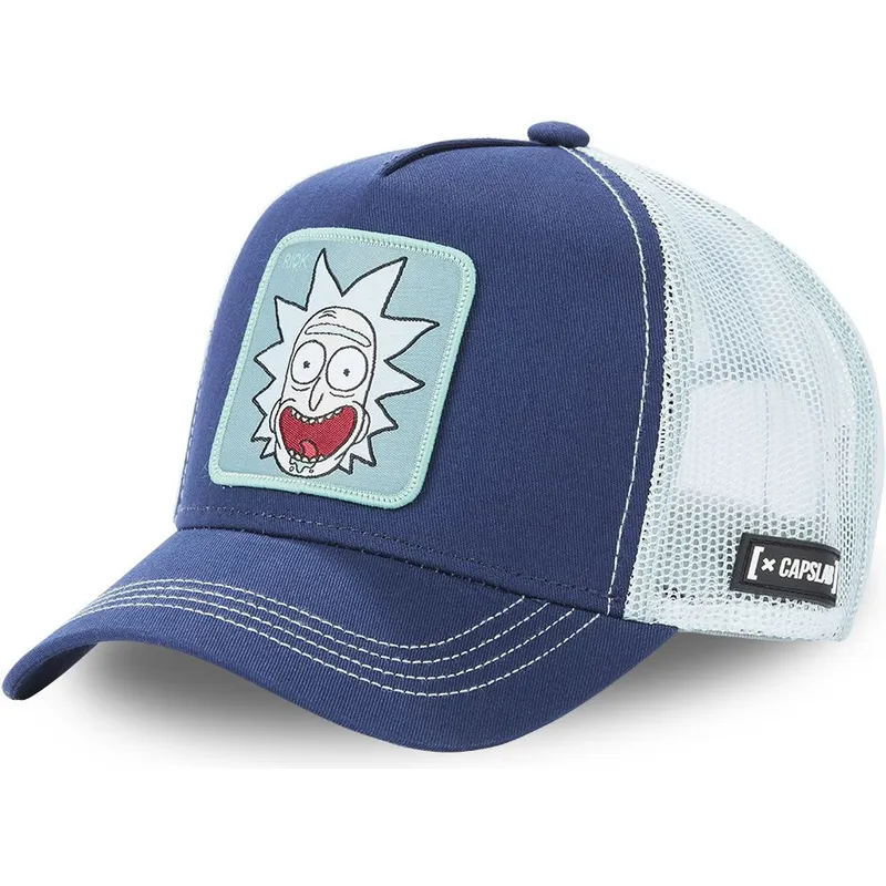 cappelli-curva-blu-snapback-rick-sanchez-rick-e-morty-di-capslab