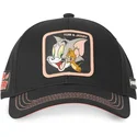 cappellino-curvo-nero-regolabile-tom-e-jerry-tj3-looney-tunes-di-capslab