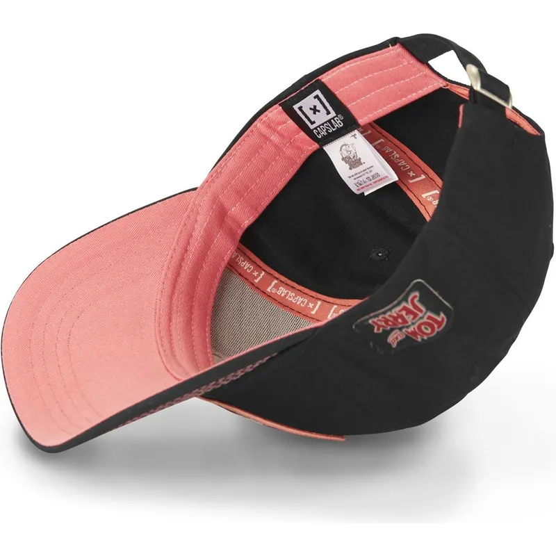 cappellino-curvo-nero-regolabile-tom-e-jerry-tj3-looney-tunes-di-capslab