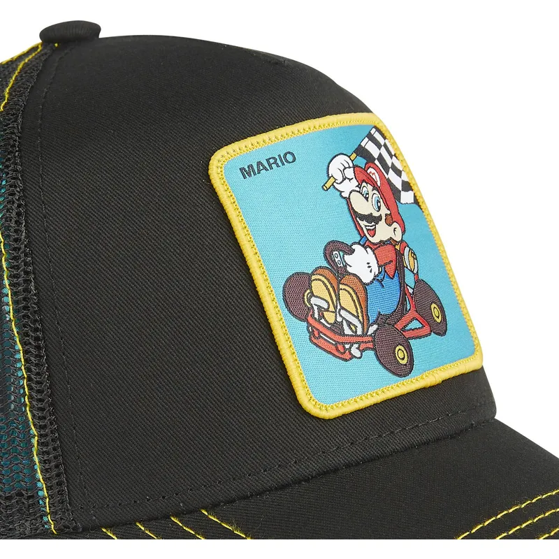 cappelli-curva-nero-snapback-mario-super-mario-bros-di-capslab cappelli-curva-nero-snapback-mario-super-mario-bros-di-capslab