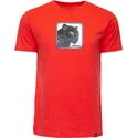 magliette-manica-corta-rosso-dei-camiseta-manga-corta-roja-pantera-black-panther-big-cat-the-farm-the-farm-di-goorin-bros