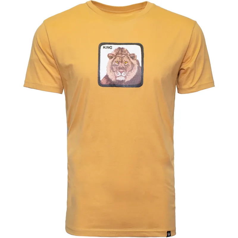 magliette-manica-corta-giallo-dei-camiseta-manga-corta-amarilla-leon-king-pride-the-farm-the-farm-di-goorin-bros
