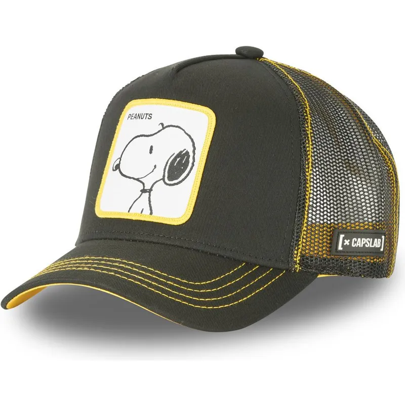 cappelli-curva-nero-snapback-snoopy-arachidi-di-capslab