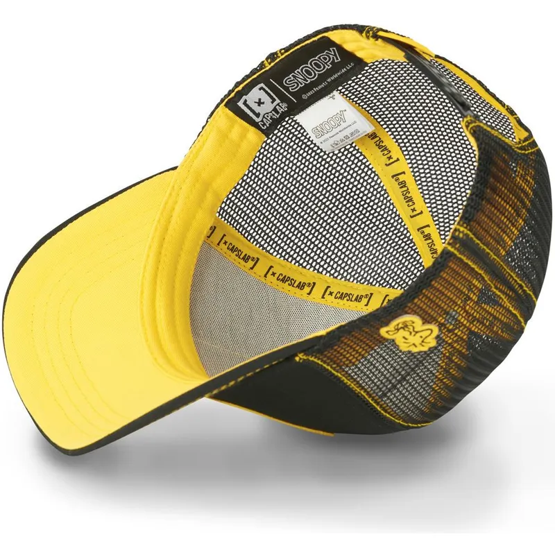 cappelli-curva-nero-snapback-snoopy-arachidi-di-capslab