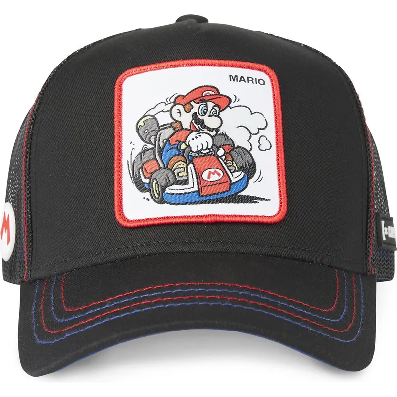 cappelli-curva-nero-snapback-mario-super-mario-bros-di-capslab cappelli-curva-nero-snapback-mario-super-mario-bros-di-capslab