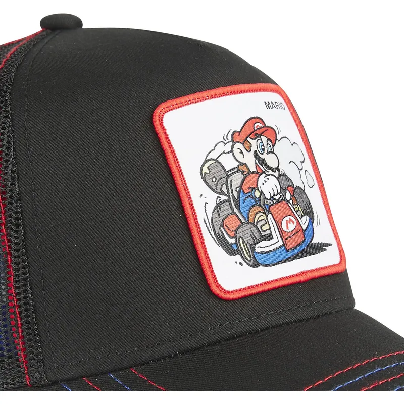 cappelli-curva-nero-snapback-mario-super-mario-bros-di-capslab cappelli-curva-nero-snapback-mario-super-mario-bros-di-capslab