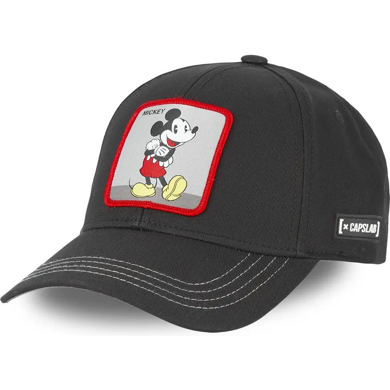 cappelli-curva-nero-cinghia-regolabile-mickey-mouse-disney-di-capslab