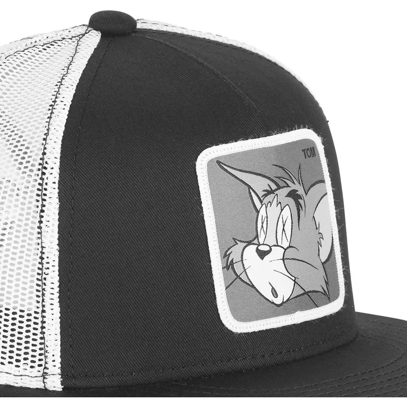 cappelli-piatta-nero-snapback-tom-looney-tunes-di-capslab cappelli-piatta-nero-snapback-tom-looney-tunes-di-capslab