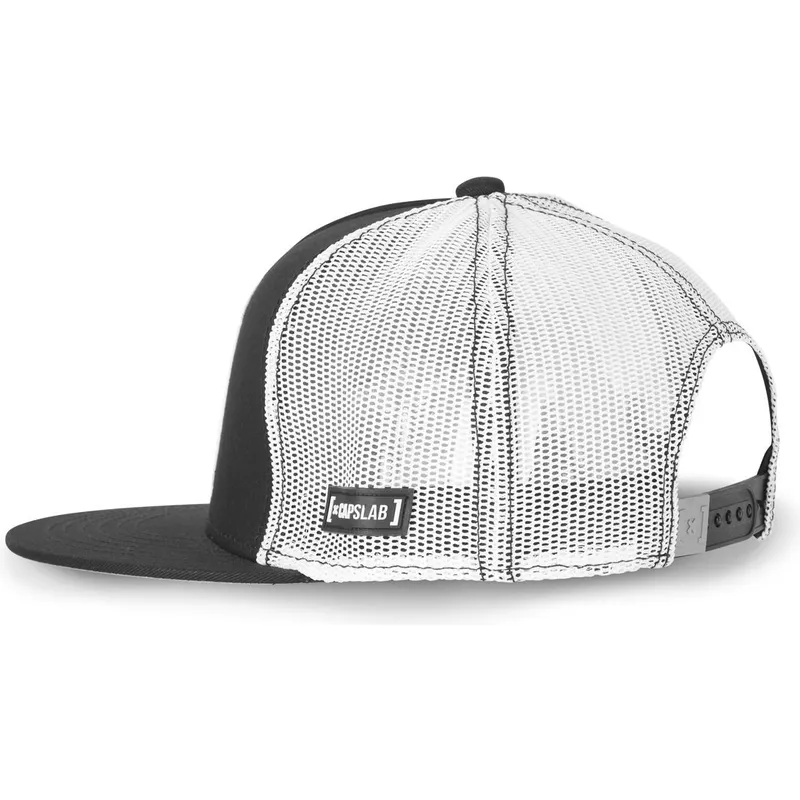 cappelli-piatta-nero-snapback-tom-looney-tunes-di-capslab cappelli-piatta-nero-snapback-tom-looney-tunes-di-capslab