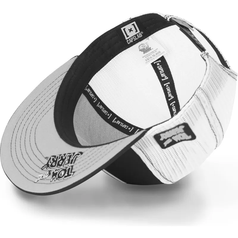cappelli-piatta-nero-snapback-tom-looney-tunes-di-capslab cappelli-piatta-nero-snapback-tom-looney-tunes-di-capslab
