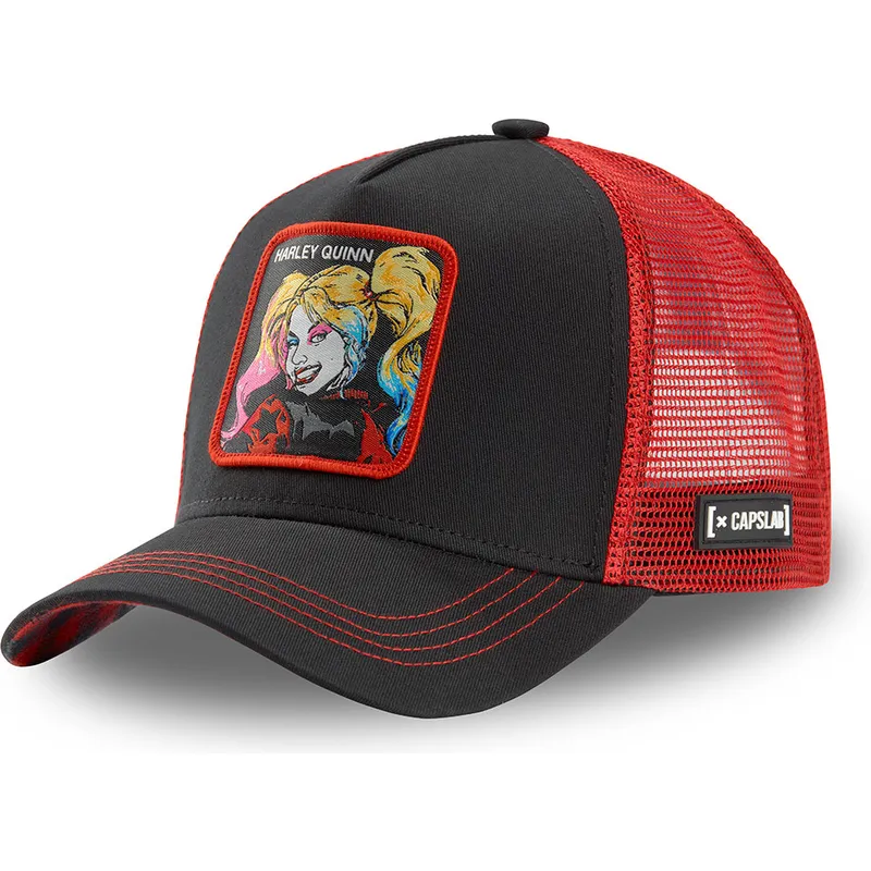 cappelli-curva-nero-snapback-harley-quinn-dc-comics-di-capslab cappelli-curva-nero-snapback-harley-quinn-dc-comics-di-capslab