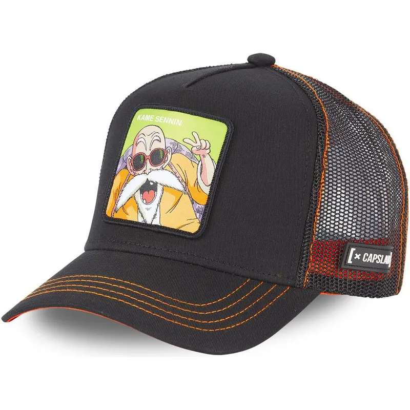 cappellino-trucker-nero-master-roshi-db3-kam1-dragon-ball-di-capslab
