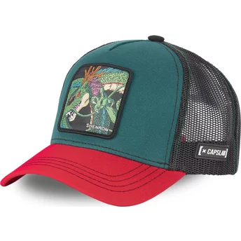 Capslab Shenron SHE2 Dragon Ball Blue and Red Trucker Hat