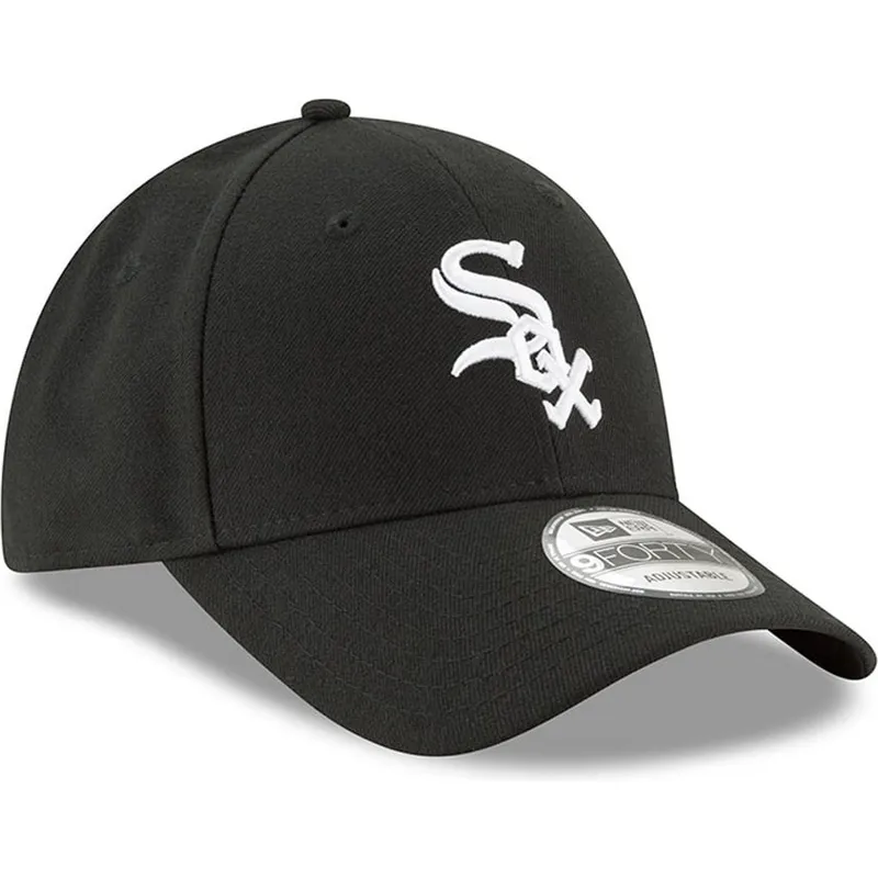 cappellino-curvo-nero-regolabile-9forty-the-league-di-chicago-white-sox-mlb-di-new-era