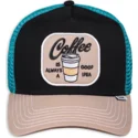 cappellino-trucker-nero-blu-e-marrone-coffe-is-always-a-good-idea-hft-food-di-djinns