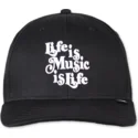 cappelli-curva-nero-cinghia-regolabile-di-djinns