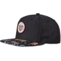 cappello-piatto-nero-snapback-gepard-linen-rev-di-djinns
