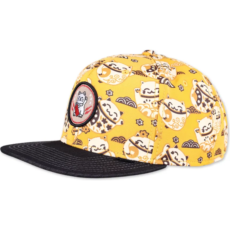 cappelli-piatta-giallo-snapback-di-djinns