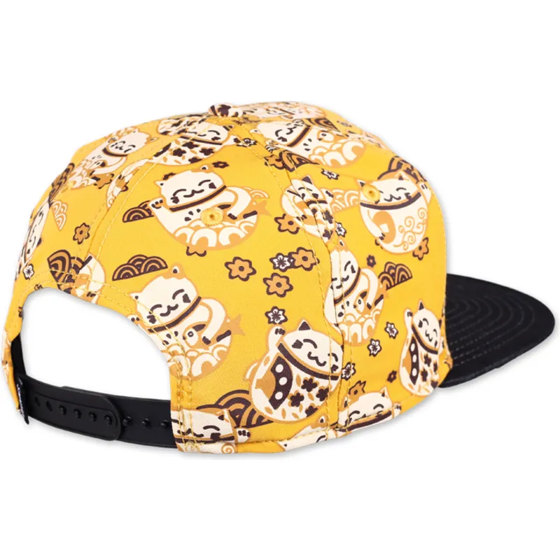 cappelli-piatta-giallo-snapback-di-djinns