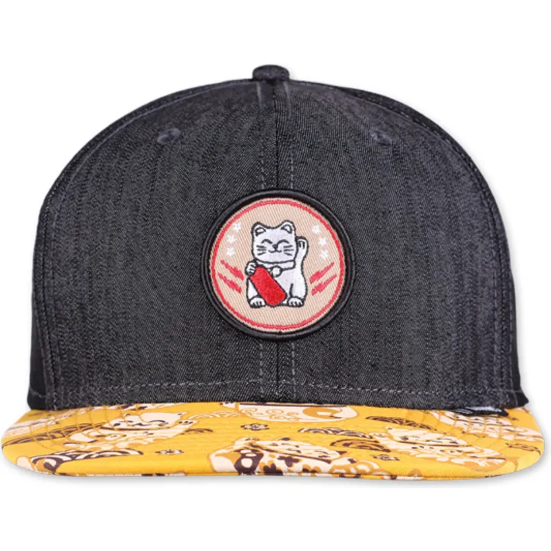 cappelli-piatta-nero-snapback-di-djinns