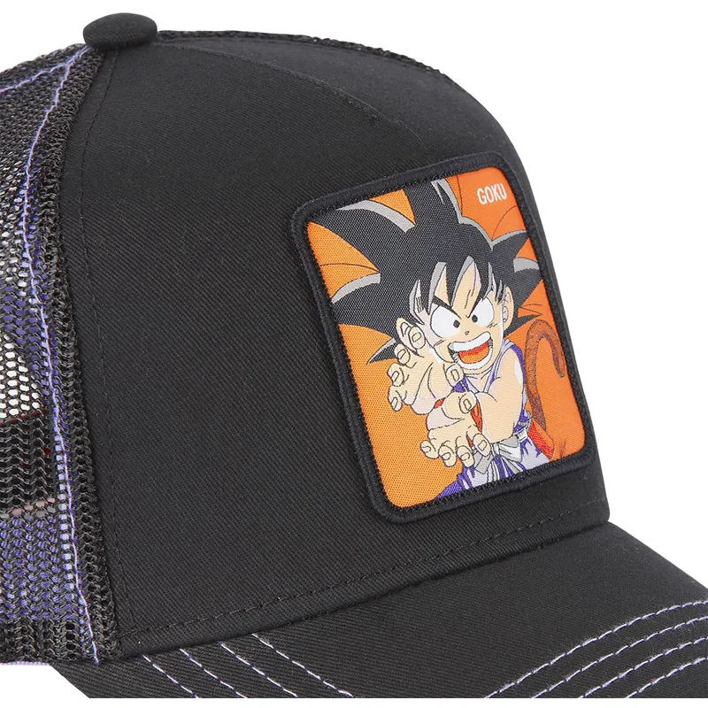 cappelli-curva-nero-snapback-son-goku-dragon-ball-di-capslab cappelli-curva-nero-snapback-son-goku-dragon-ball-di-capslab