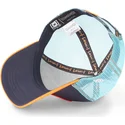 cappellino-trucker-blu-navy-e-arancione-son-goku-super-saiyan-blue-cas-gok2-dragon-ball-di-capslab