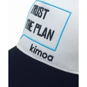 cappellino-curvo-bianco-e-blu-navy-regolabile-trust-the-plan-di-kimoa