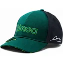 cappellino-curvo-verde-e-nero-regolabile-fernando-alonso-di-aston-martin-formula-1-di-kimoa
